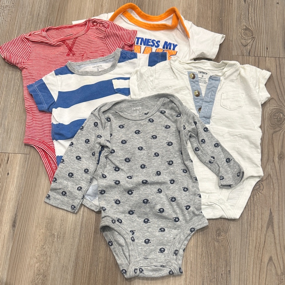 Nike Kids Bodysuits - Red, Blue, Gray, White